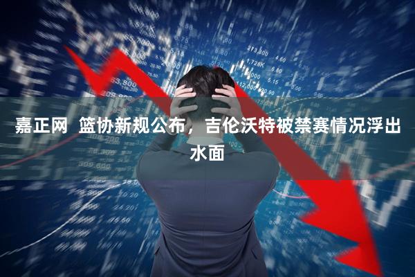 嘉正网  篮协新规公布，吉伦沃特被禁赛情况浮出水面