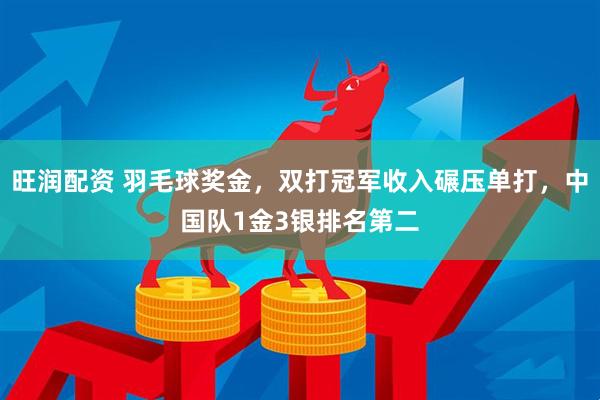 旺润配资 羽毛球奖金，双打冠军收入碾压单打，中国队1金3银排名第二